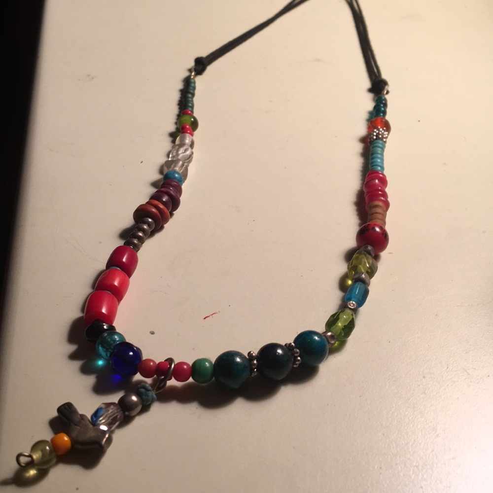 Colorful beaded necklace